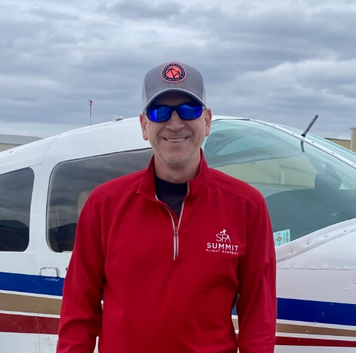 headshot of Trent Lyman at Summit Flight Academy kansas city flight instructor